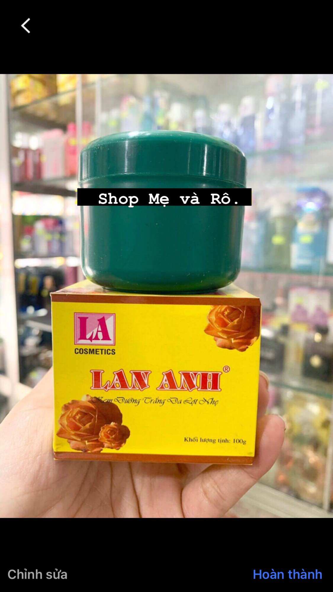 Kem lột nhẹ Lan anh hủ lớn 100g