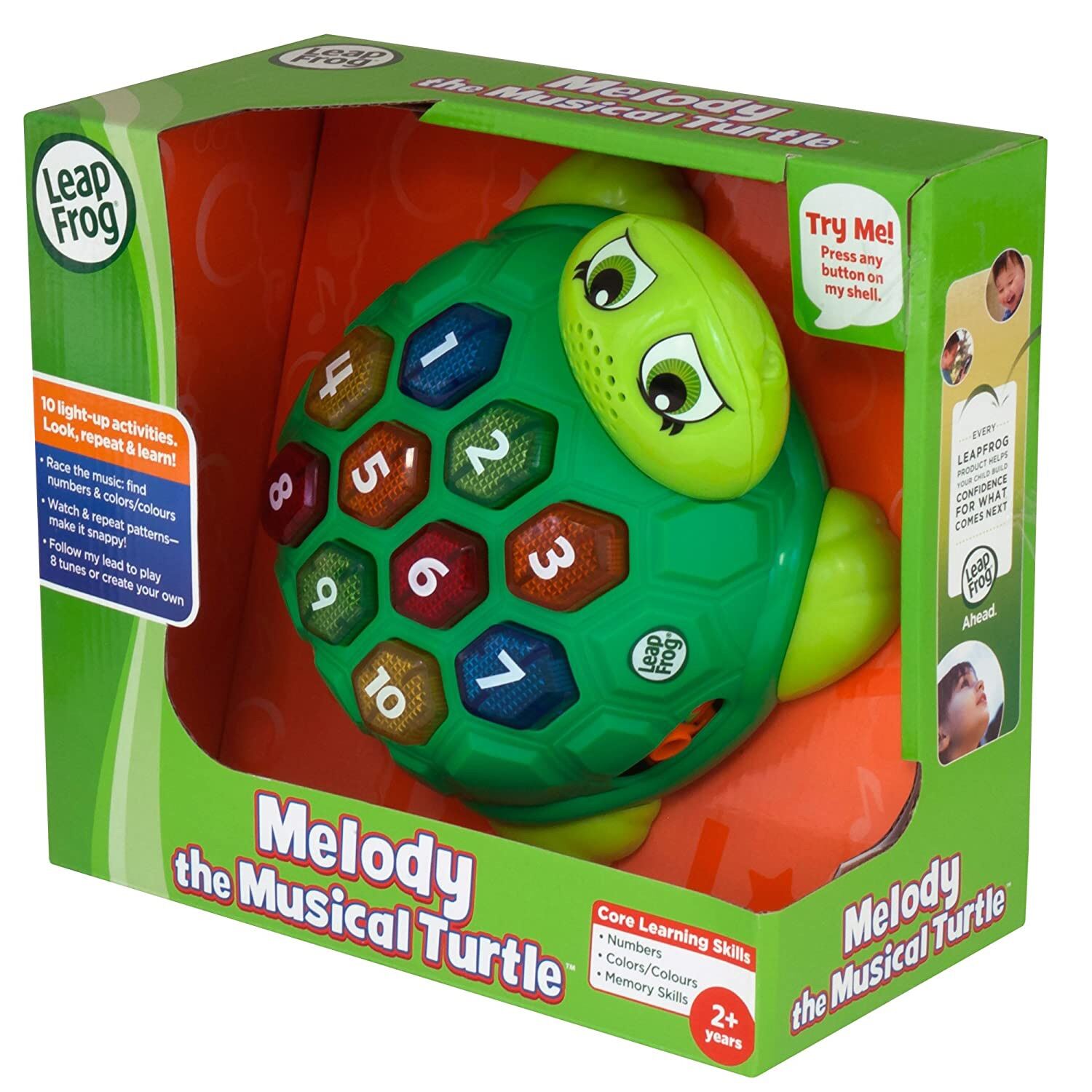Leapfrog Melody The Musical Turtle, Multi Color đồ chơi cho bé từ 2 tuổi,