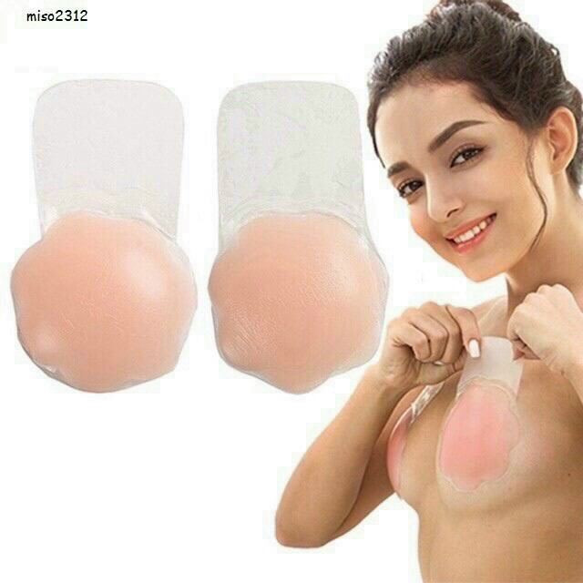 Sét 2 miếng dán ti chống xệ.miếng dán nâng ngực silicon mềm mại.