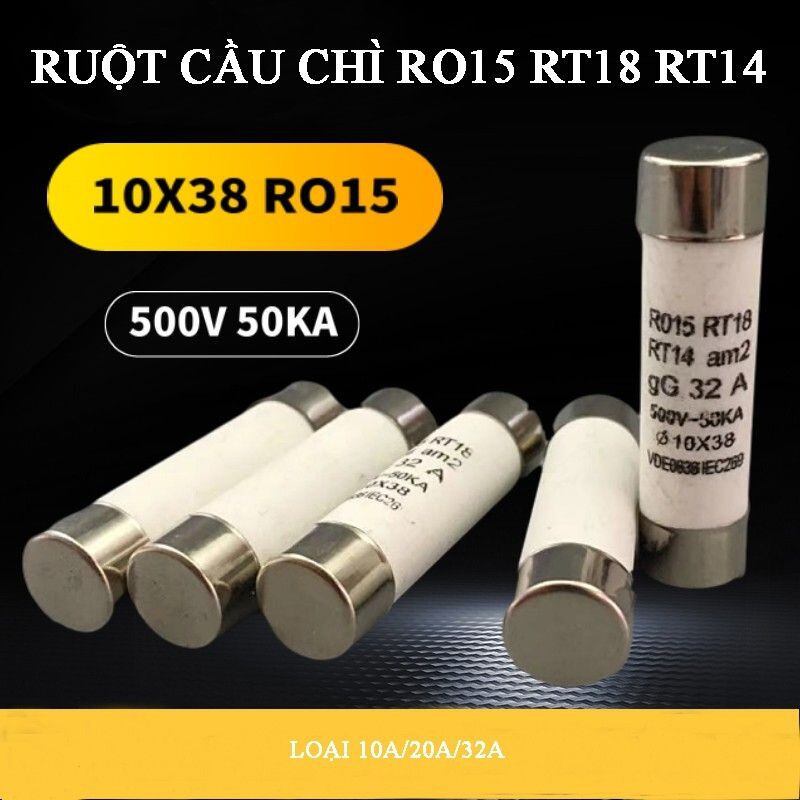 Ruột cầu chì sứ rt18 2a 3a 4a 5a 6a 10a 16a 20a 32a