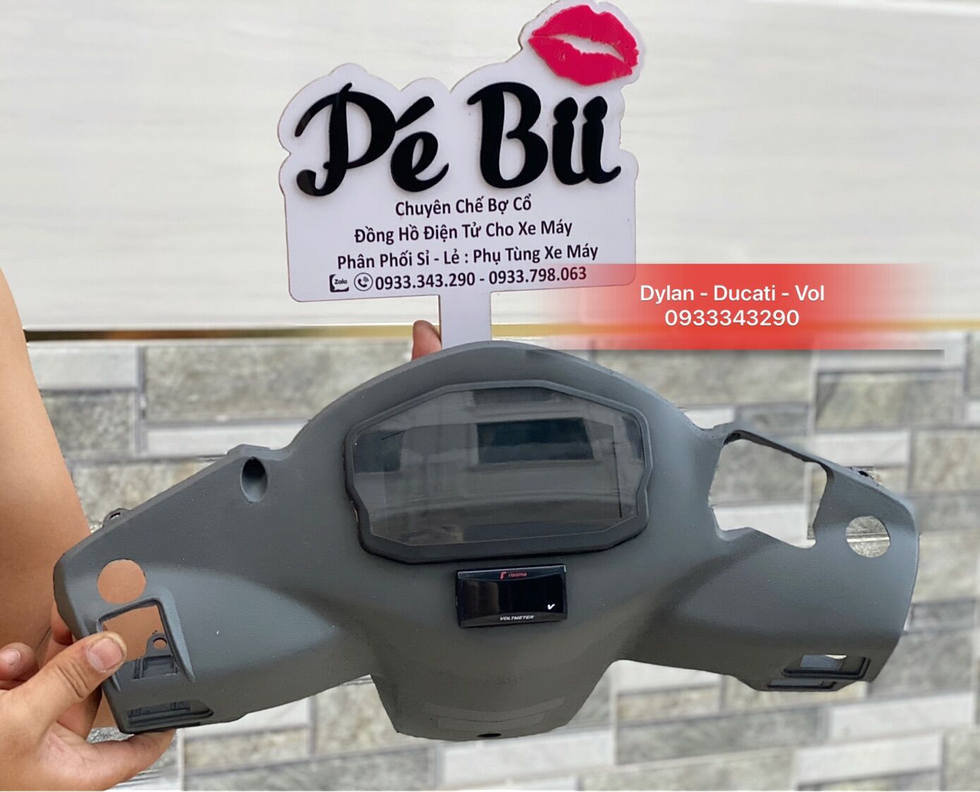 Trọn Bộ Bợ Cổ DYLAN - Chế Đồng Hồ Ducati - Vol