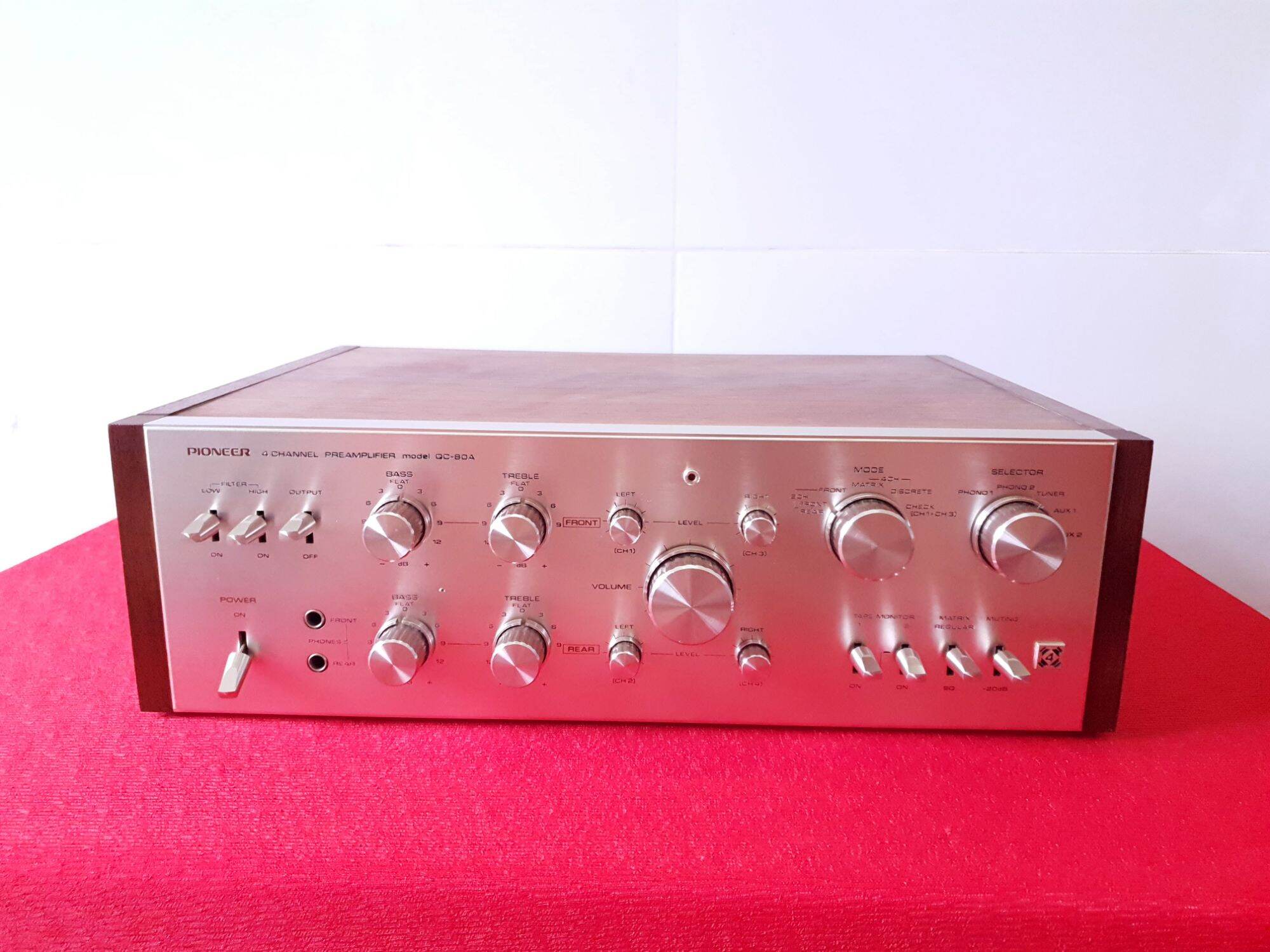 Vintage KZT0010○PIONEER 4ch プリアンプ QC-80A Pioneer QC-800A