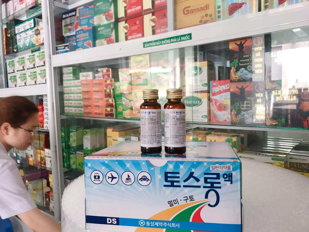 Nước uống chống say tàu xe Hàn Quốc . Chai 30ml