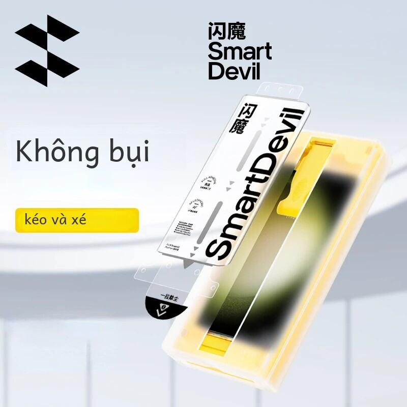 SmartDevil Bảo Vệ Màn Hình Nhỏ Tinh Thể Không Bám Bụi Cho Samsung S23Ultra S22Ultra - 1/2 Chiếc Phim Mềm Không Đầy Đủ HD Chống Vân Tay Chống Trầy Xước