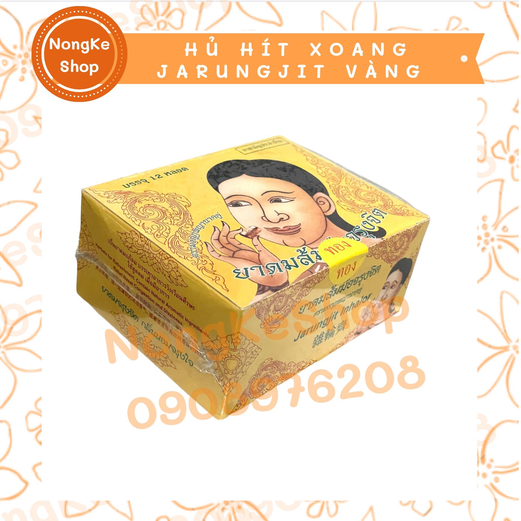 Lố 12 hủ hít xoang vàng Thái Lan