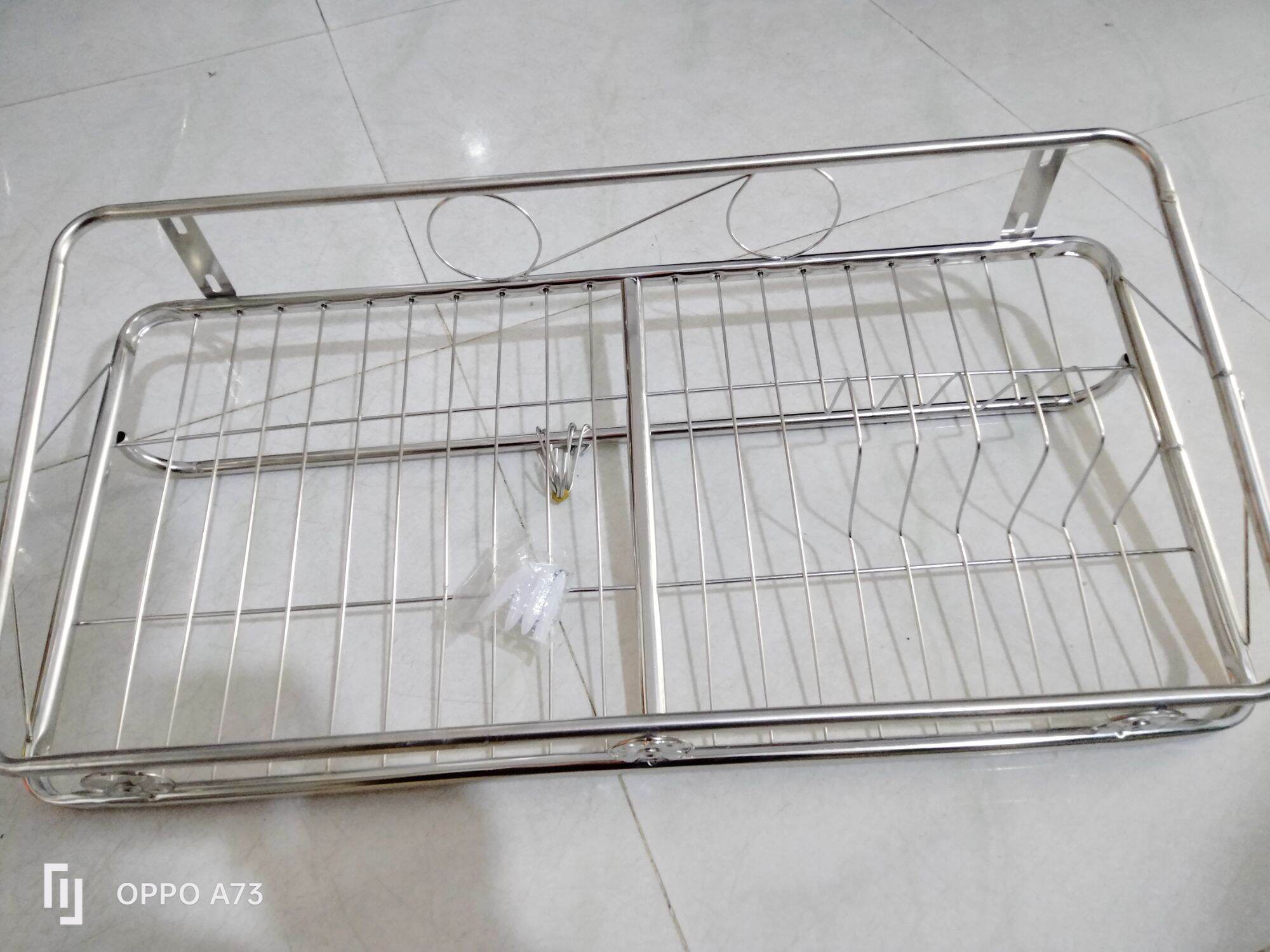 [HCM]Kệ chén inox 1 tầng KT 30*60