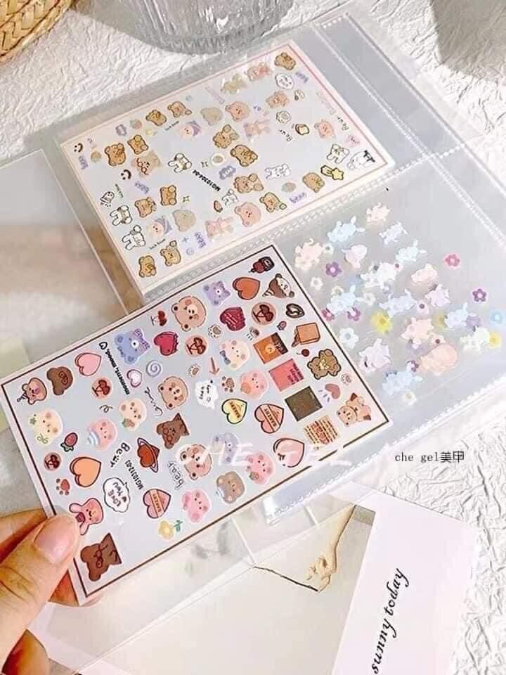 Sổ đựng sticker nail