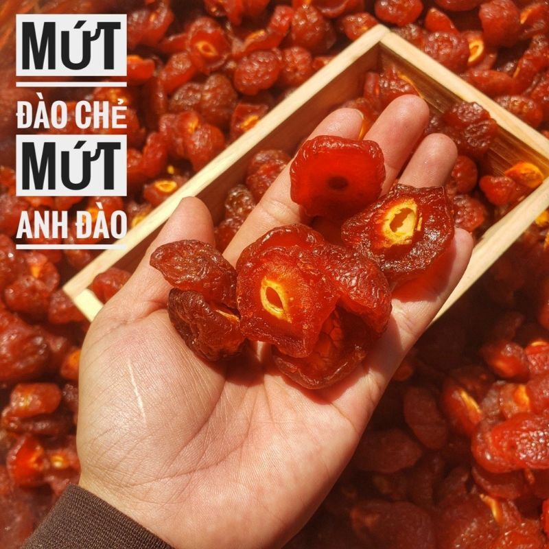 Ô Mai Đào Chẻ 500gr