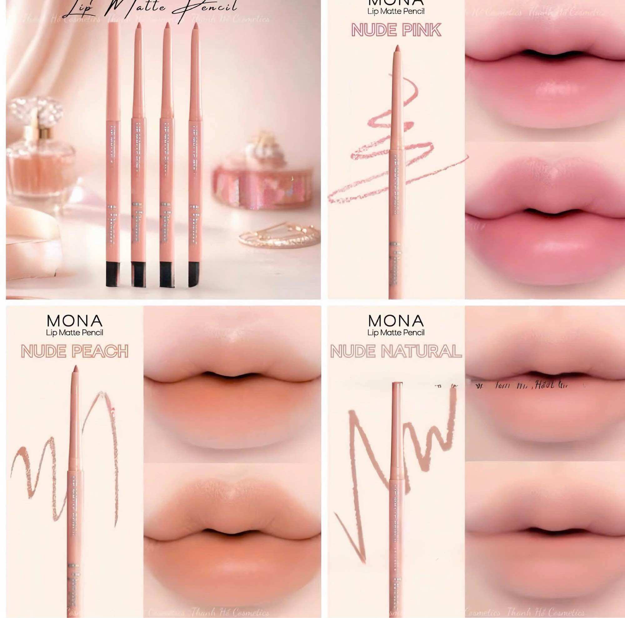 [CHÍNH HÃNG 100%] CHÌ VIỀN MÔI MONA LIP MATTE PENCIL