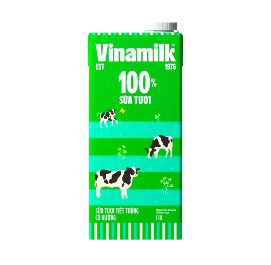 Sữa Tươi Vinamilk 1Lit Có đường
