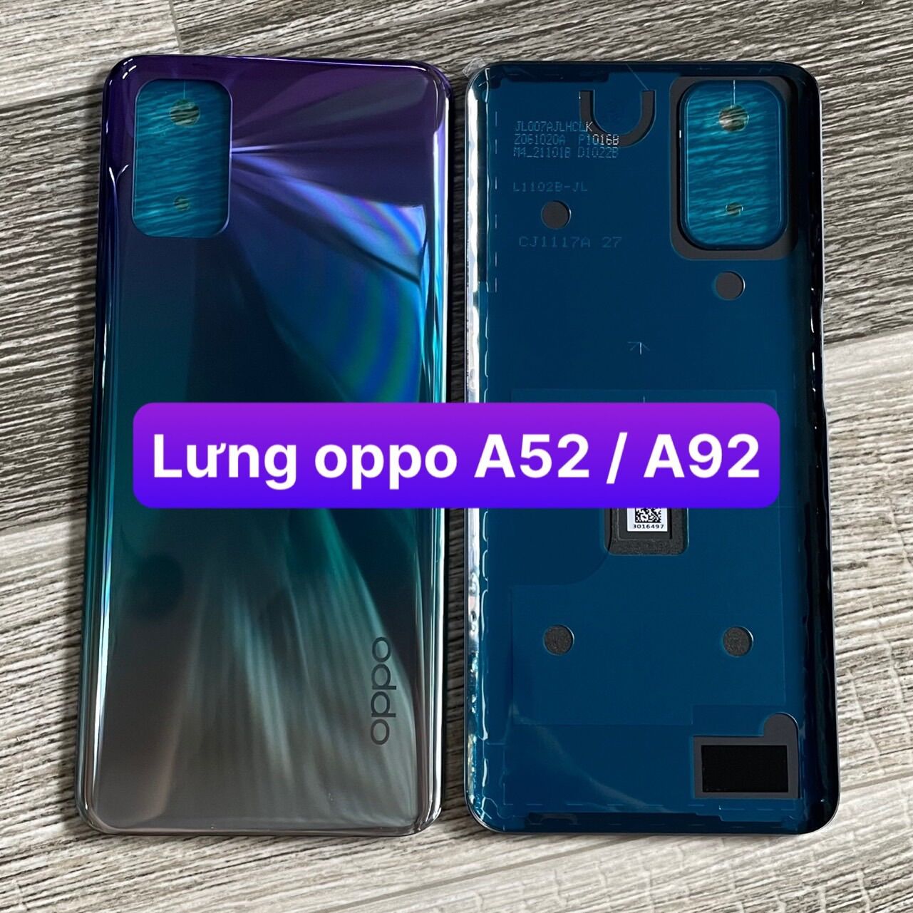 nắp lưng oppo A52 / A92 (zin) lắp chung