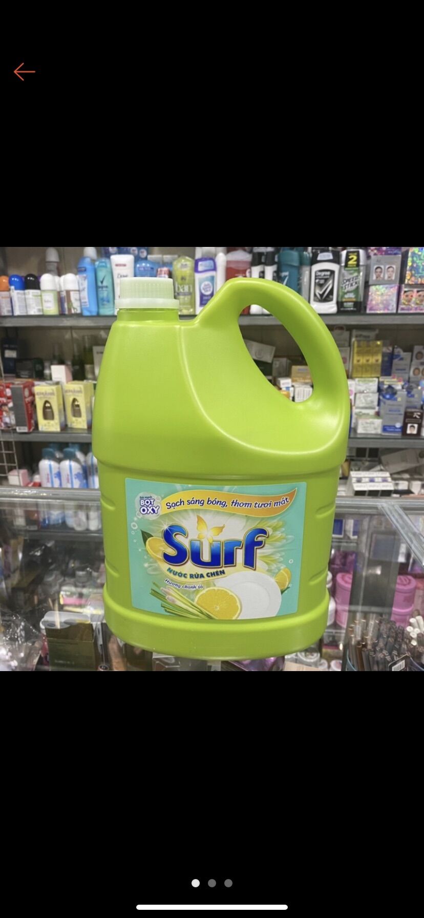 Nước Rửa Chén Surf Chanh Xả / tắc 3.8Kg