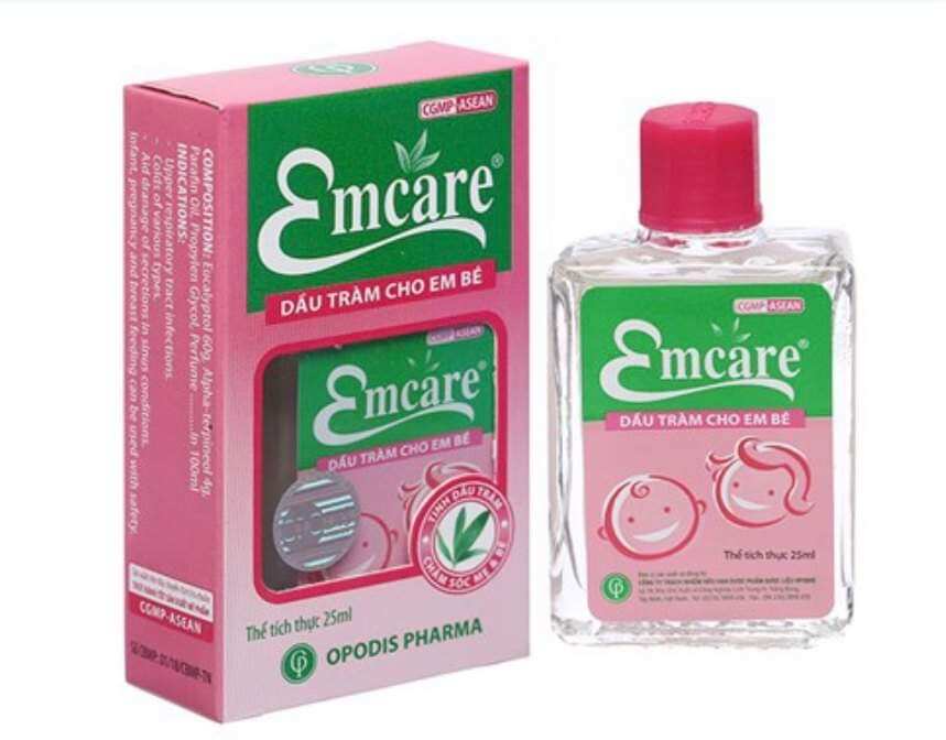 Emcare dầu tràm cho em bé