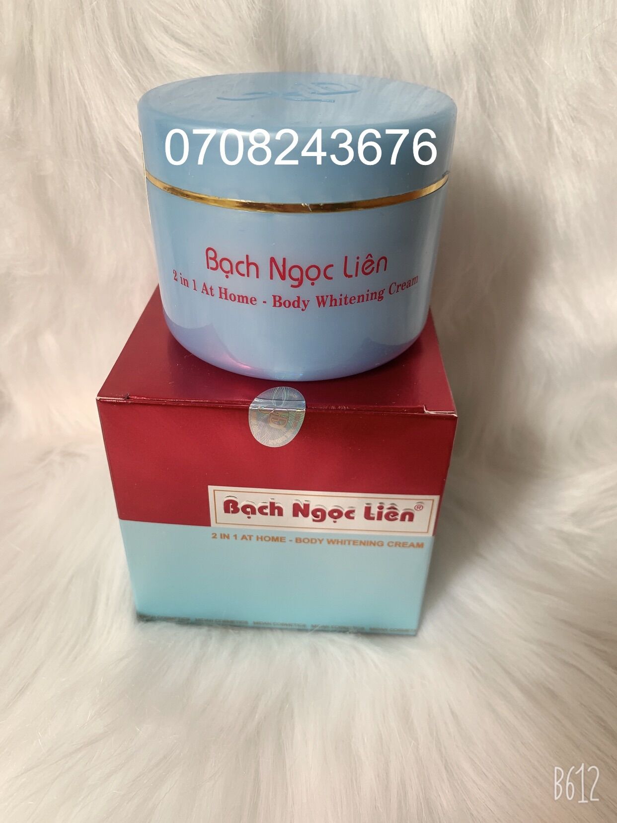 Kem Bạch Ngọc Liên dưỡng trắng da body - xanh - 90gr