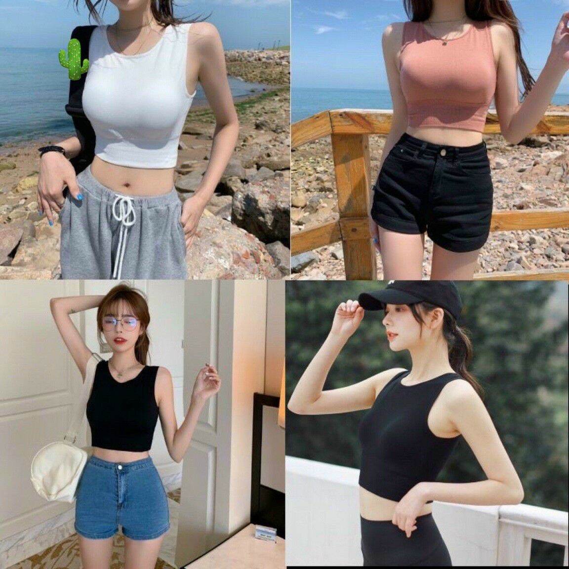 Áo ba lỗ borip trơn