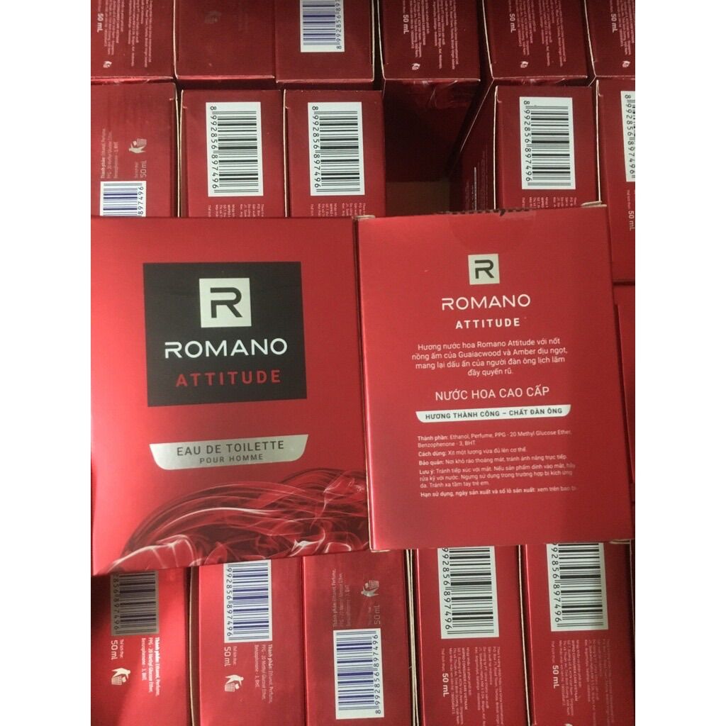 Nước hoa cao cấp Romano Classic / Attitude / Force 50ml MÓM COSMETICS