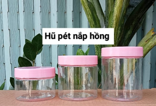 COMBO 10 Hủ nhựa pet trong 100g nắp màu hồng có lót chống tràn đựng kem body