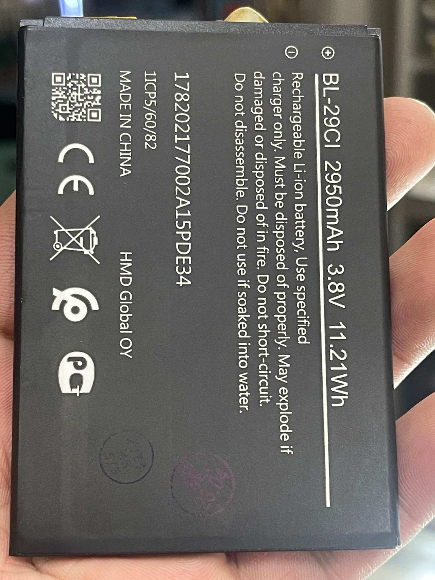 Pin Nokia C20/BL-29Cl Zin Tháo Máy