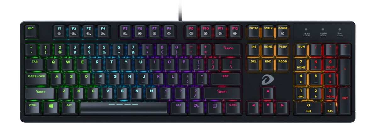 Bàn phím cơ Gaming Dareu EK1280S 2 màu Red Switch