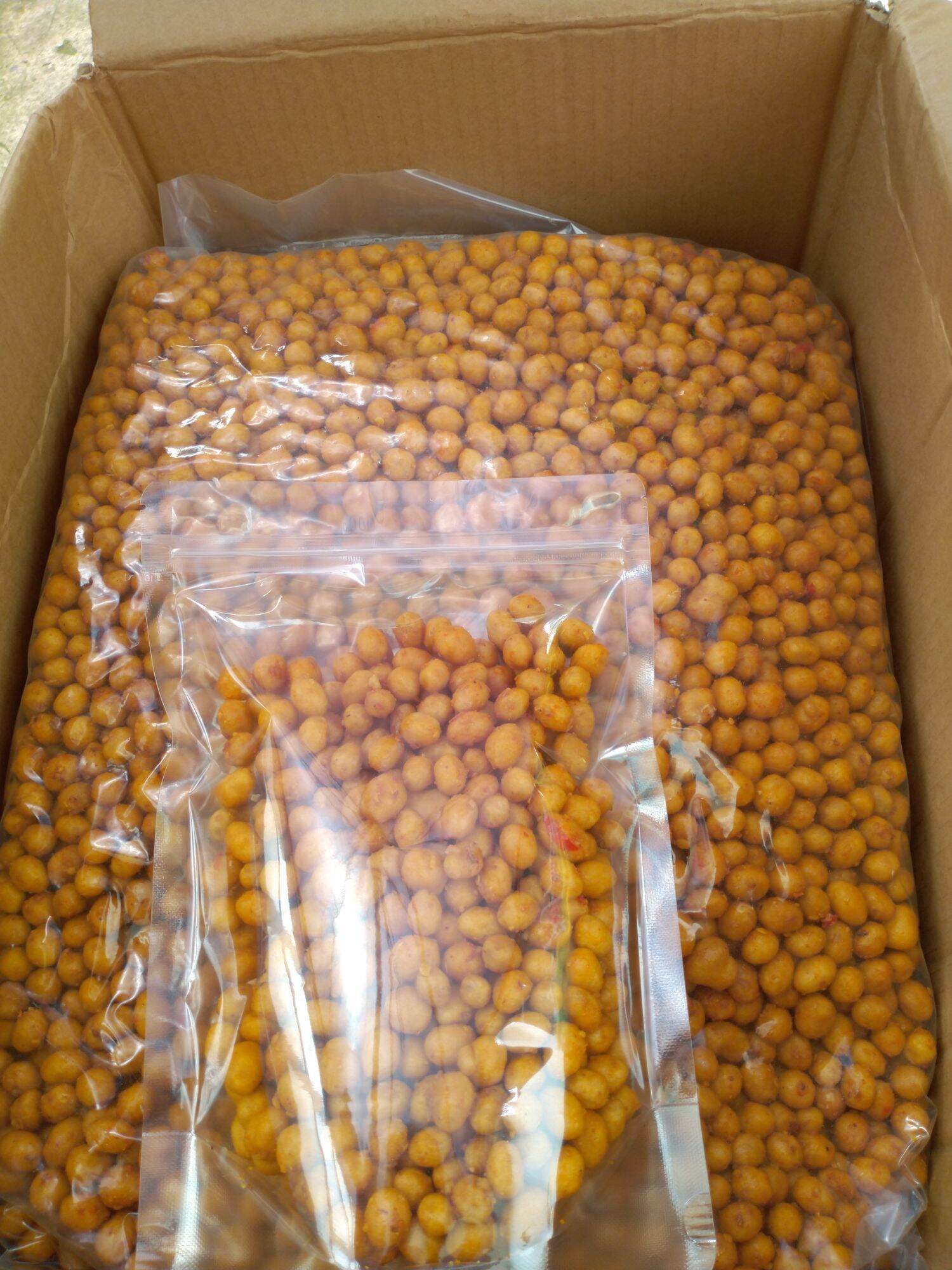 đậu phộng da cá tỏi ớt pet 500gr