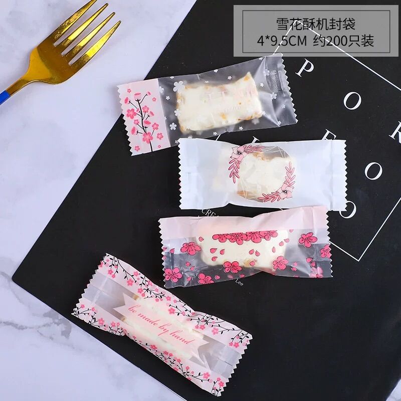 Túi đựng kẹo nougat 10x4cm