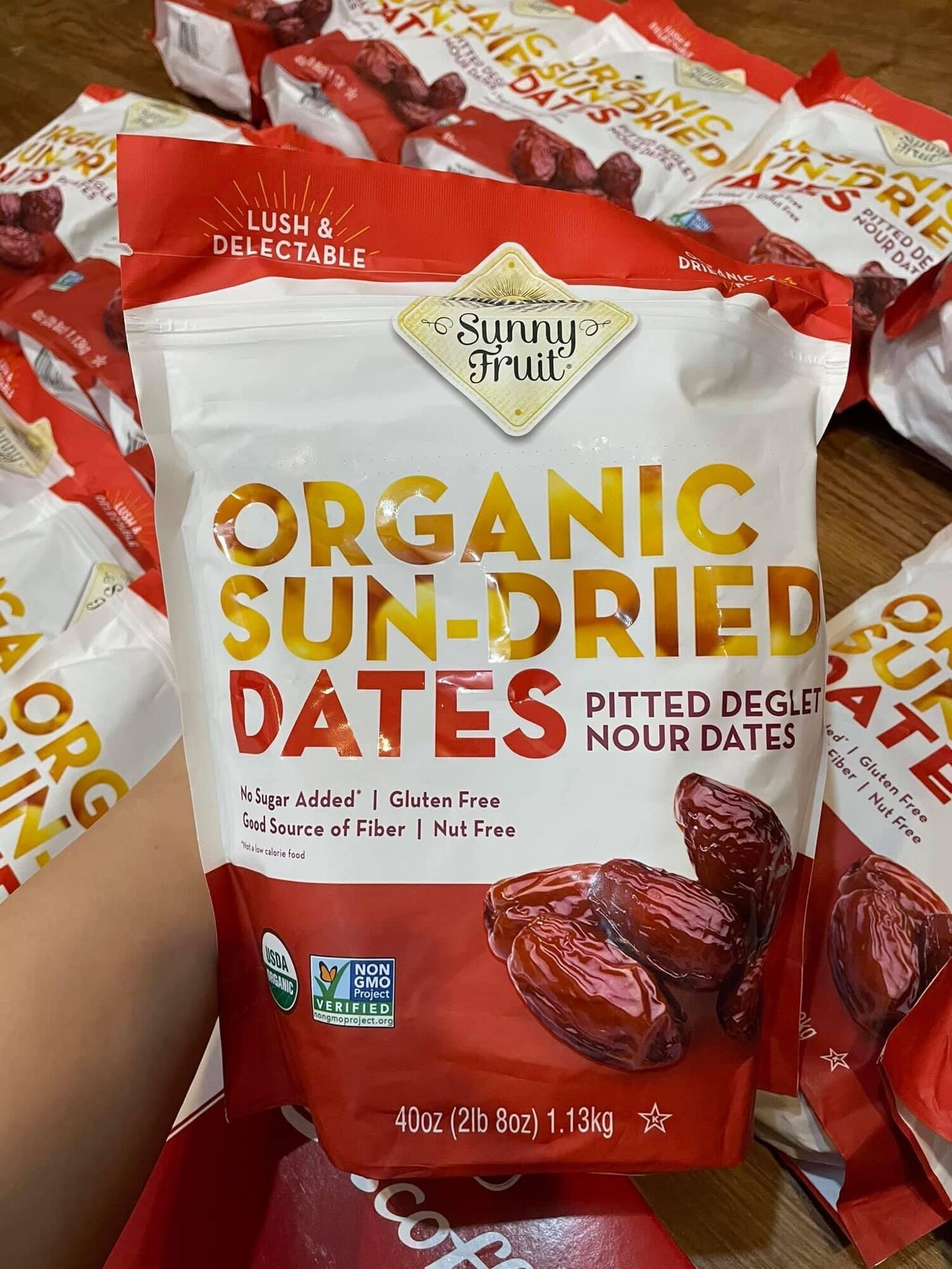 Chà là sấy hữu cơ Sunny fruit organic sun-dried dates 1.13 kh