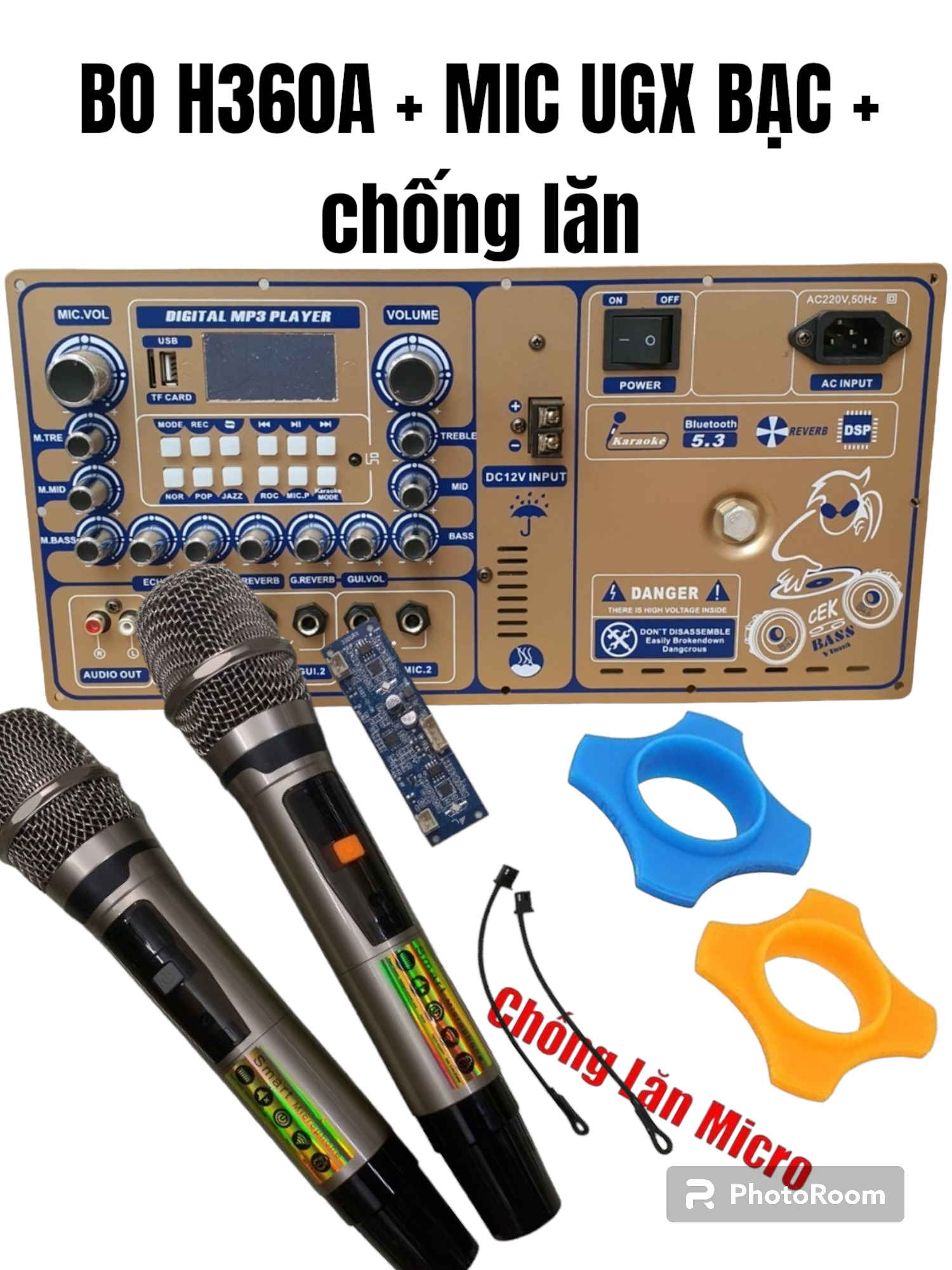 Micro loa kéo UHF Q36, Q38 thân full kim loại chống rỉ ,chống hú tốt , xóng xa ổn định