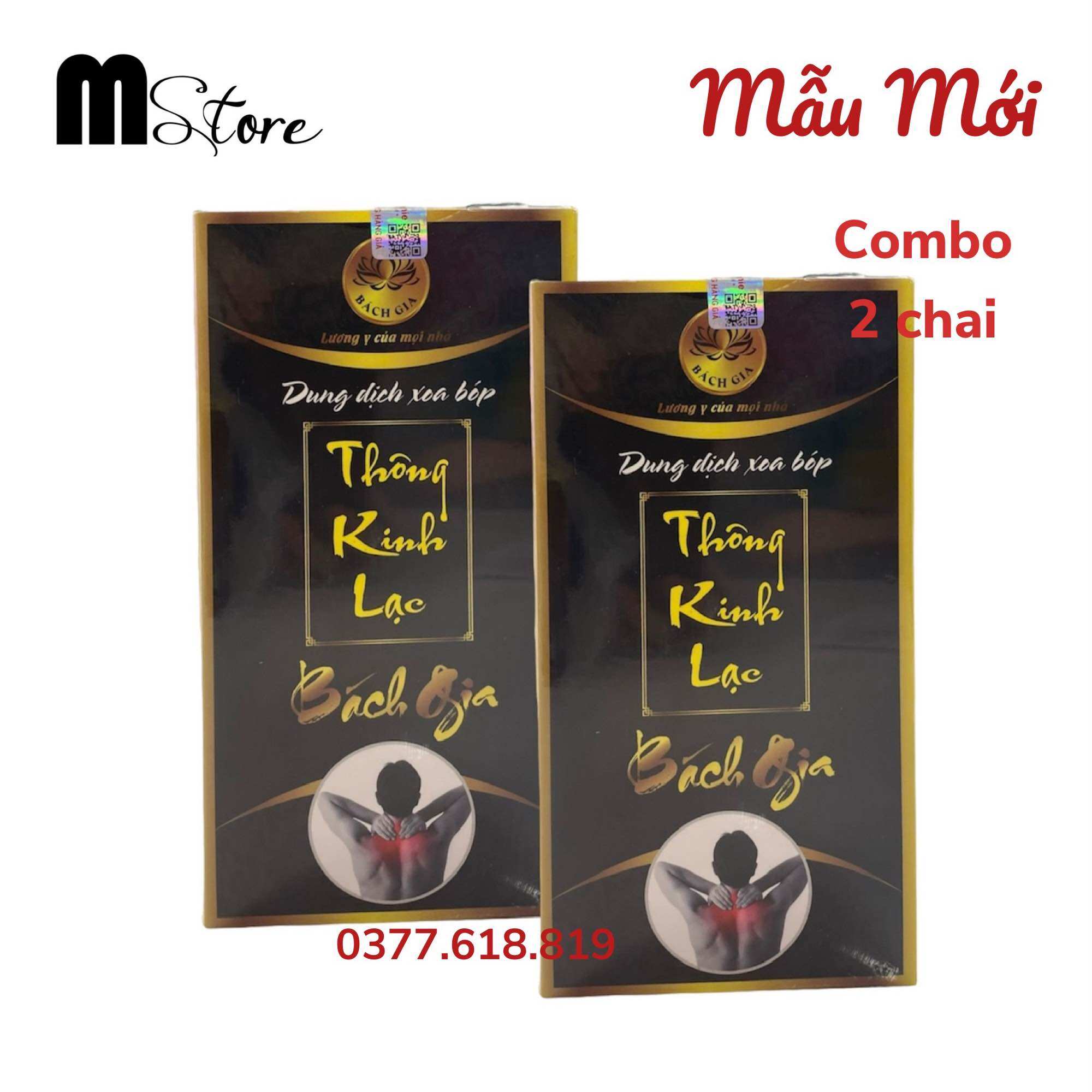 Tinh dầu xoa bóp thông kinh lạc bách gia - chính hãng