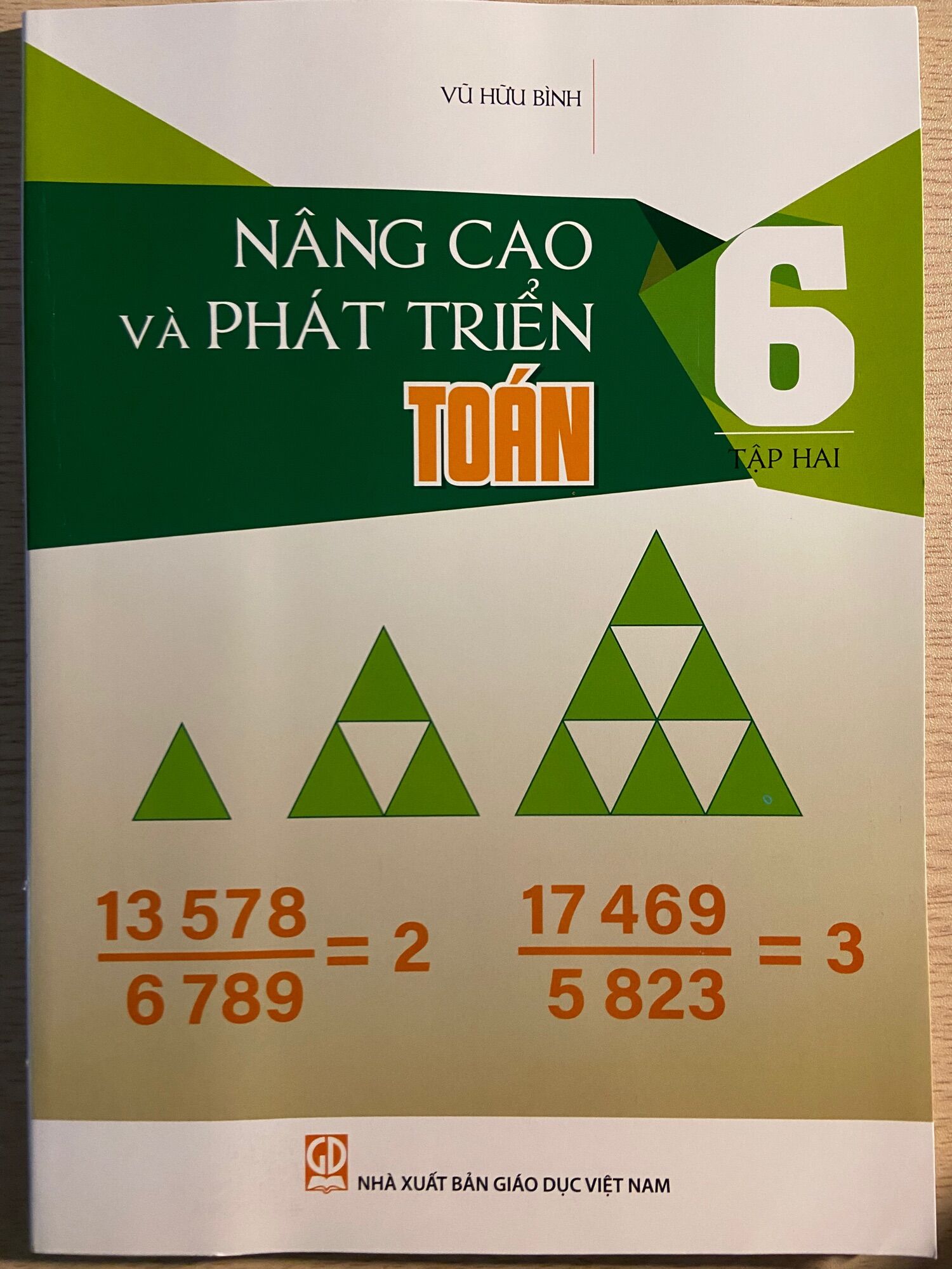 Nâng cao và phát triển toán 6 tập 2 - vũ hữu bình