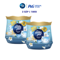 Combo 2 Sáp Thơm AMBI PUR Khử Mùi Khó Chịu Hương Cam Quýt/ Đại Dương Hộp 180G