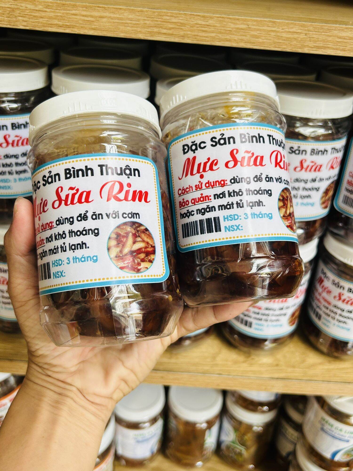 Mực Sữa Rim nước mắm 500gr