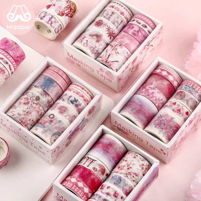 Cuộn Băng Keo Dán Hình Washi (cuộn)