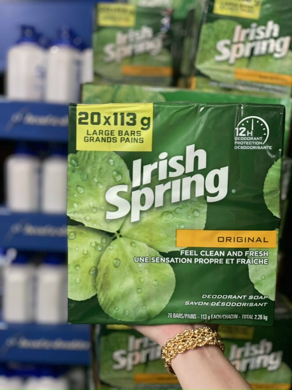Xà bông cục Irish Spring Mỹ 104.8g