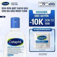 Sữa rửa mặt dịu lành cho da dầu nhạy cảm CETAPHIL OILY SKIN CLEANSER 118ML