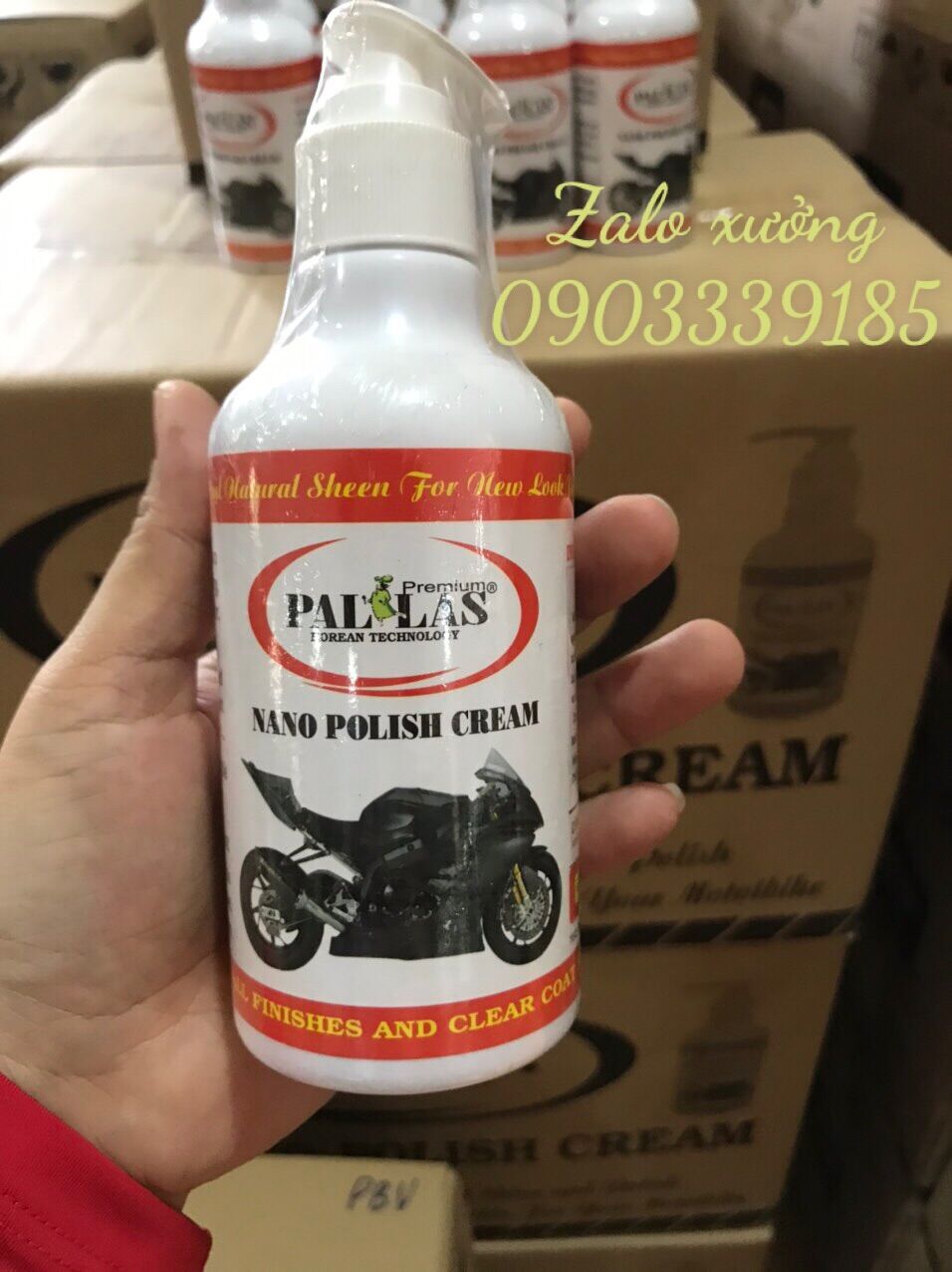 Kem phủ bóng nano phục hồi 250gr