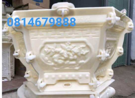 Khuôn chậu lục giác 40 cm