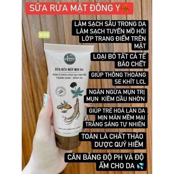 [Chính Hãng] Sữa Rửa Mặt Đông Y Nicos Chính Hãng