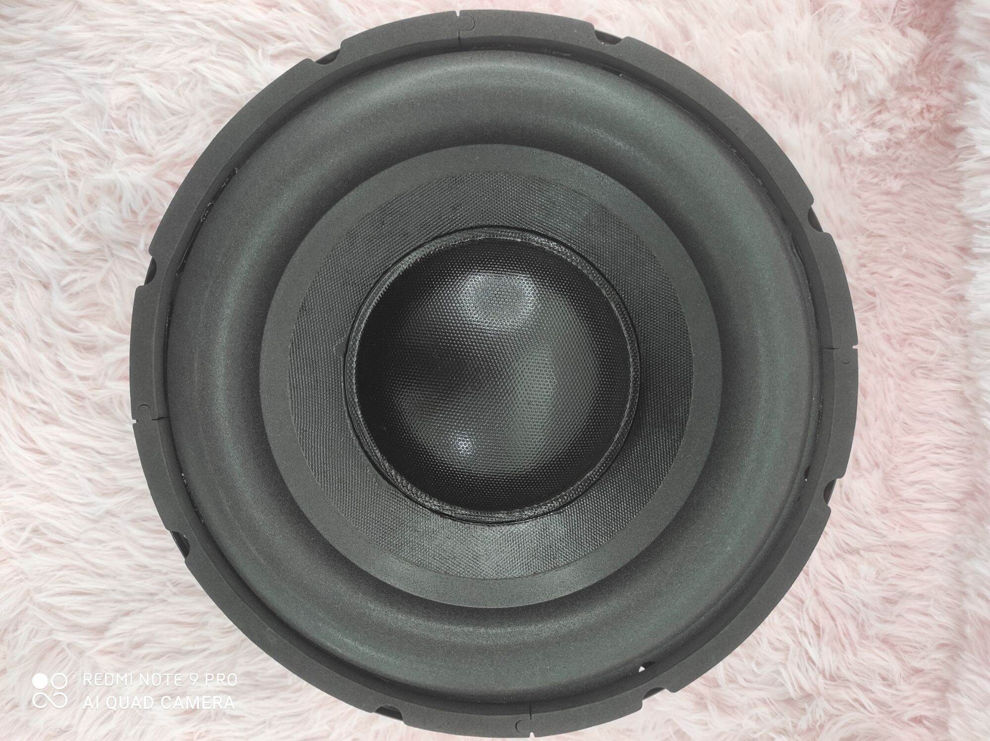 củ loa sup bass 25 cm, 2 tấc rưỡi, từ 140, coil 51, điện trở 4+4ohm.công suất 200w. hàng nhập khẩu chính hãng