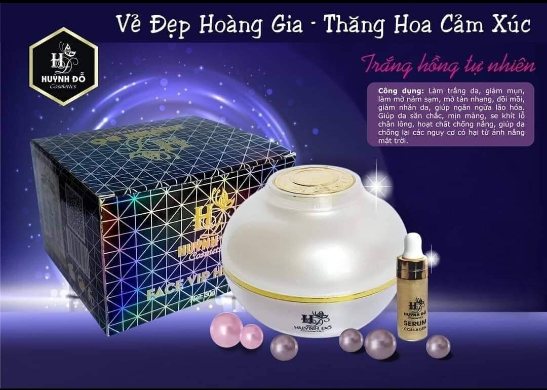 KEM VIP HUỲNH ĐỖ 30G TRẮNG DA