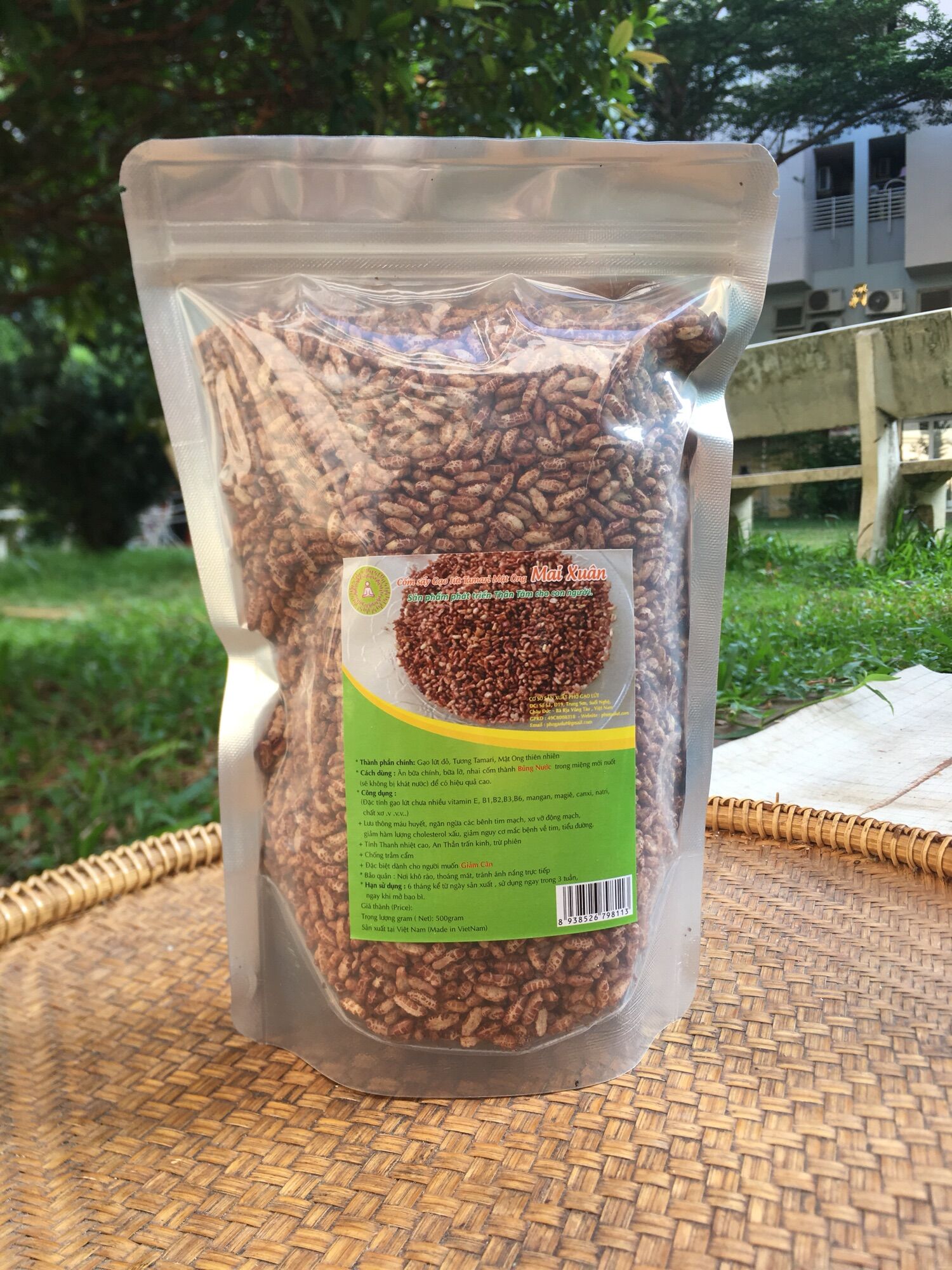 [HCM] Cốm gạo lứt ăn liền Mai Xuân 300gr