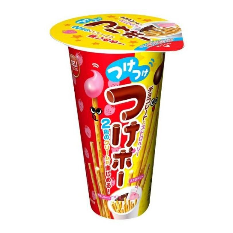 BÁNH QUE RICHY CHẤM KEM SOCOLA&DÂU WISMO