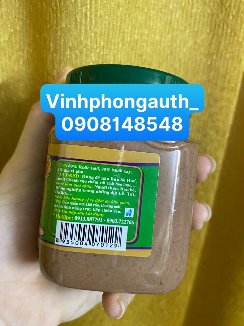 Mắm ruốc Trí Hải Huế 201gr