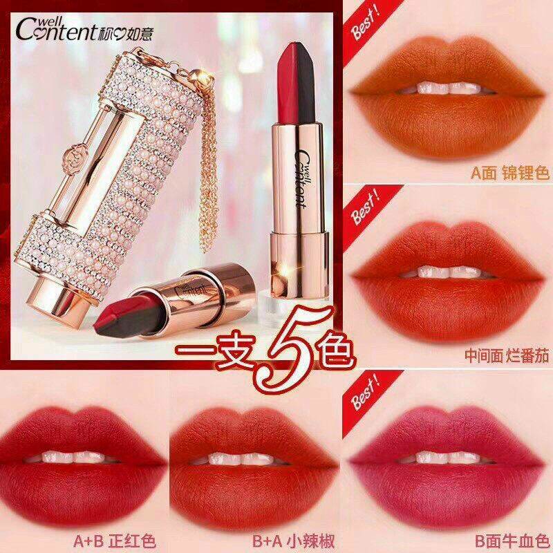 Son Kim cương 5 màu siêu lì