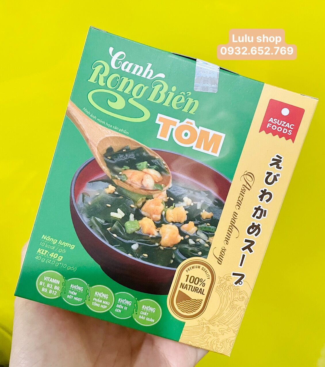 CANH RONG BIỂN TÔM ASUZAC