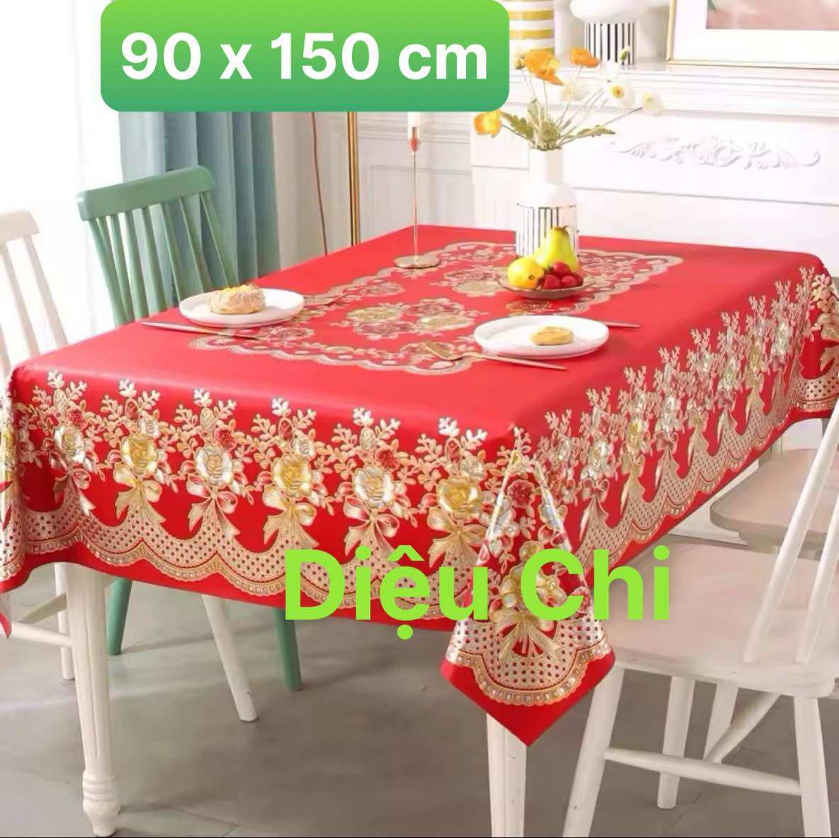 Khăn trải bàn 3d 90 x 150 cm hoạ tiết nổi,sang trọng,nhiều mẫu mới