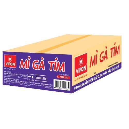CB 15 GÓI MÌ VIFON GÀ TÍM 75GR  -00854