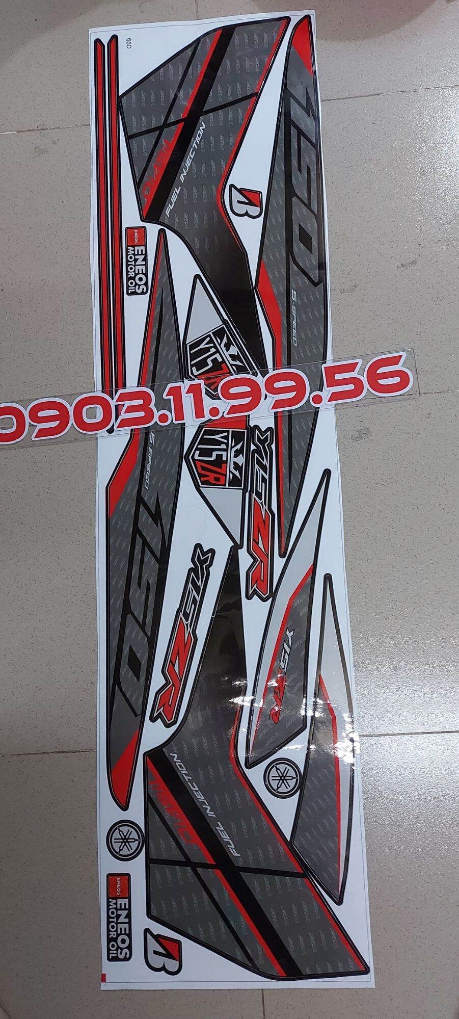 tem rời exciter 150 đen y15zr