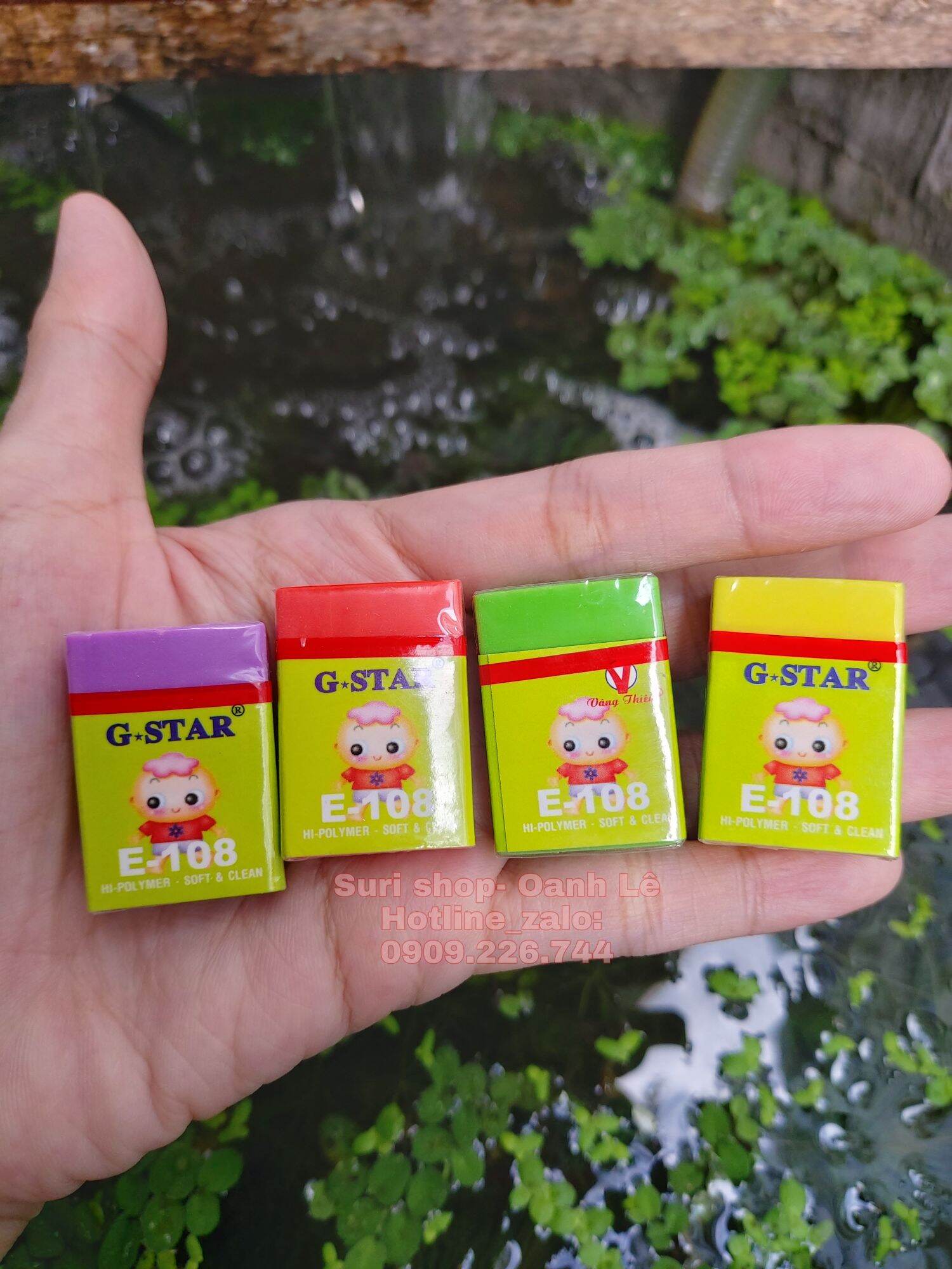 Combo 5 cục gôm tẩy Gstar E108 chính hãng