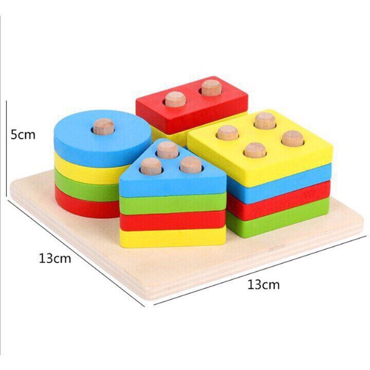 Combo 6 Món Đồ Chơi Gỗ Thông Minh