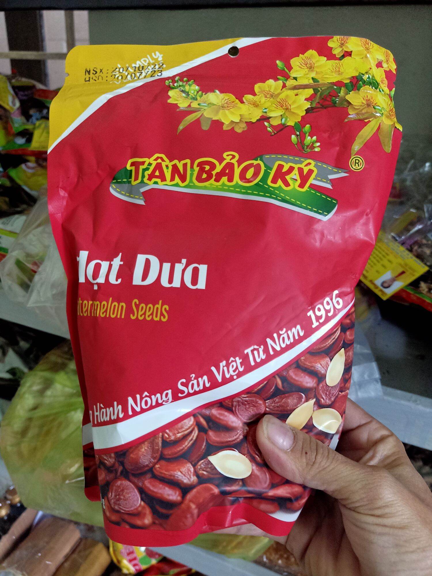 Hạt dưa sạch Tân Bảo Ký 500gr mẫu mới 2023